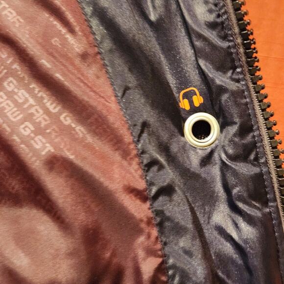 G-Star Raw Blue Whistler HDD Puffer Bomber Jacket Coat Men's Sz Large - Picture 11 of 16